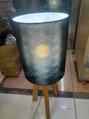 Wooden Triple Table Lamps