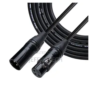 20m XLR Microphone Cable Black