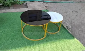 Black White Nesting Stools