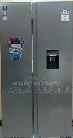 Mika Fridge, 595l, Side by Side, No Frost With Dispenser