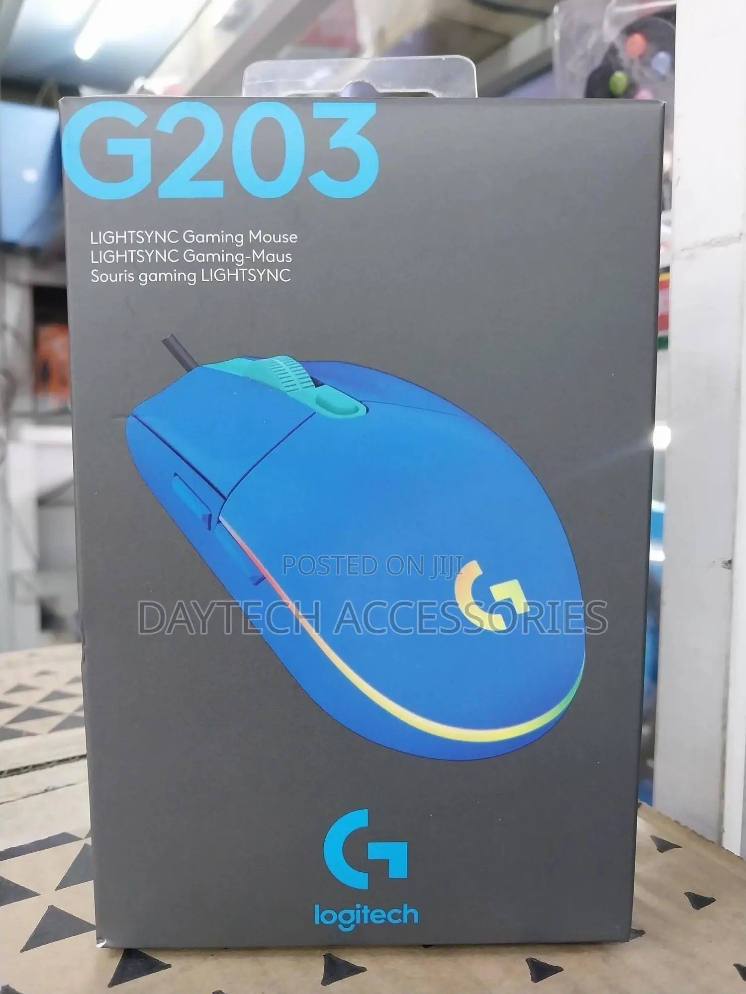 Logitech G203 Lightsync Wired Gaming Mouse
