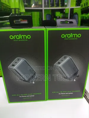 Oraimo Hypergan 65 65w Gan Wall Charger Kit