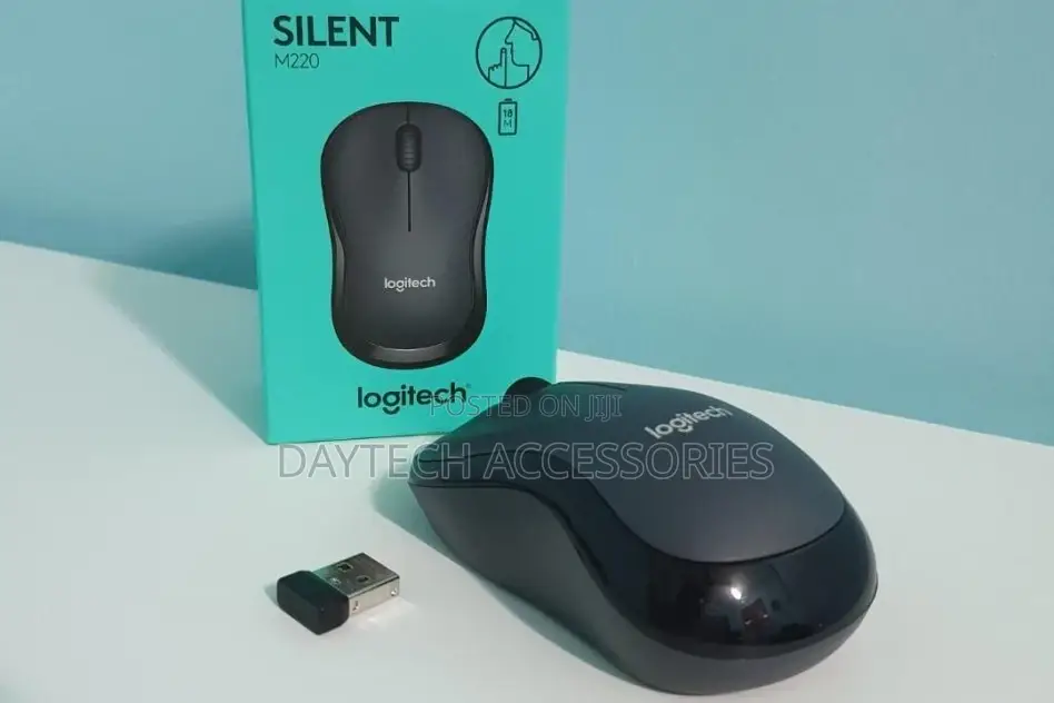 Logitech M220 Silent Wireless Mouse, Silent Touch Technology