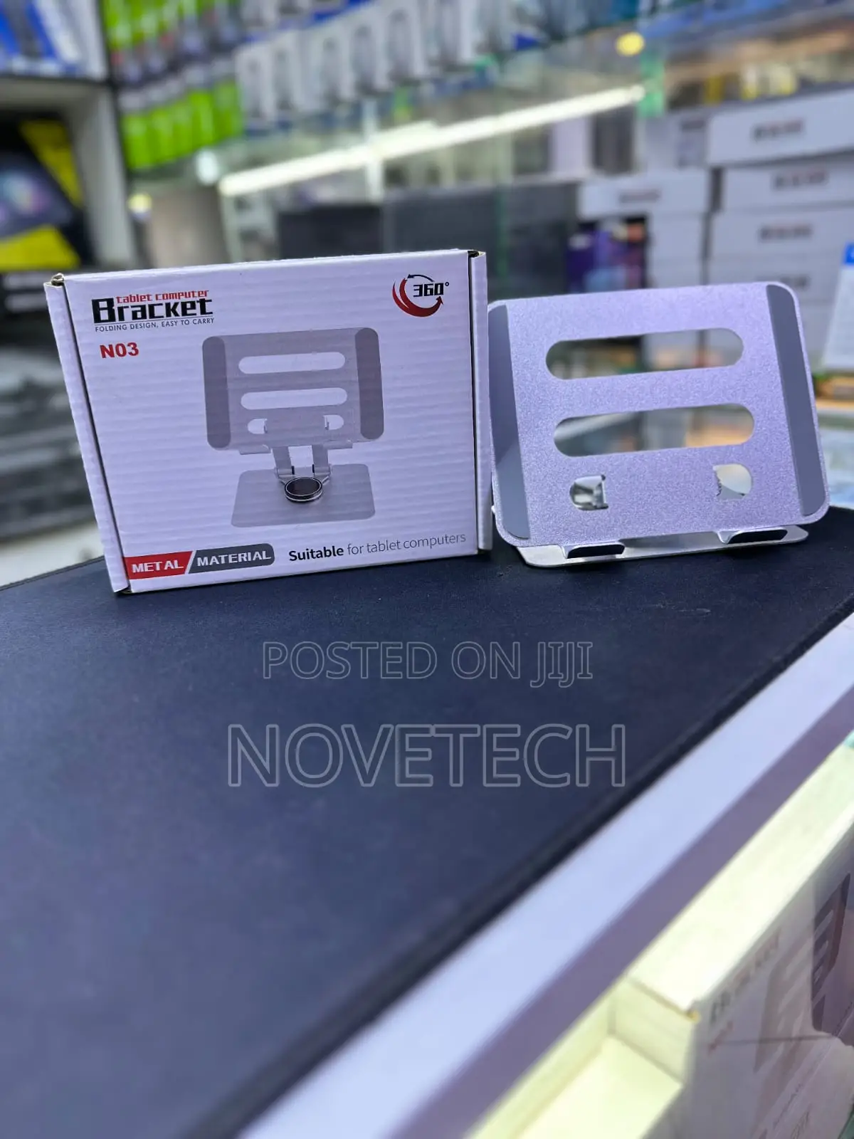 Tablet Stand, Adjustable Portable Holder, Foldable Dock