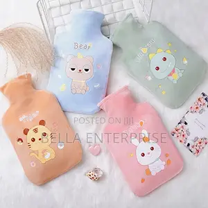 Water Bath Bottle Silicone With Velvet Cover 1l