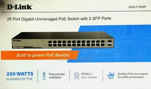 D-Link 24p Gigabit Switch Unmanaged Poe and 2 SFP Uplink