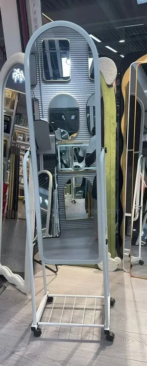 Dressing Mirror With Wheels 36cm Available In Black