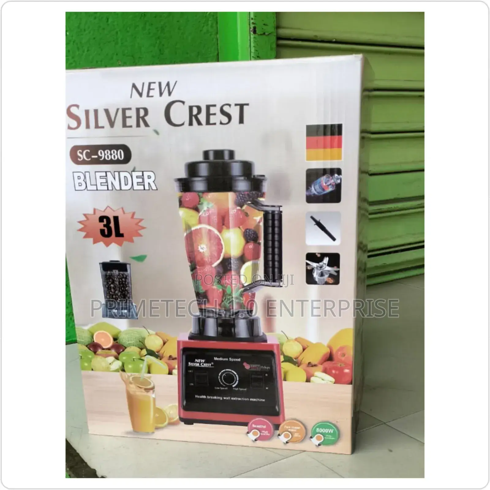 8000watts Silver Crest Blender