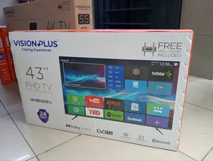 Vision Plus 43" Full Hd Android Tv + Free Wallbracket