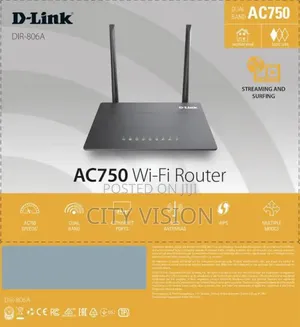 D-Link Ac750 Dual Band Wifi 5 Router Dir-806a