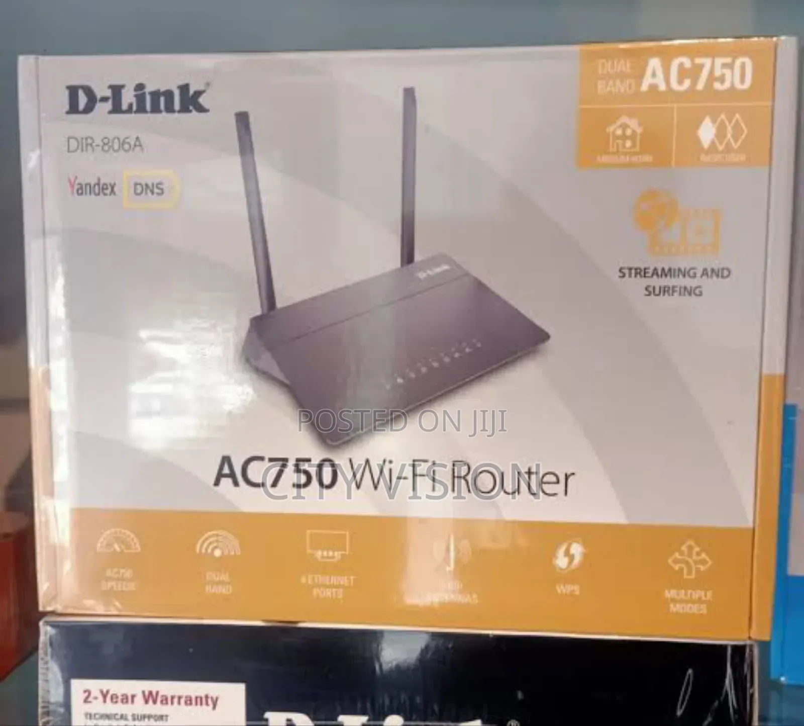 D-Link Ac750 Dual Band Wifi 5 Router Dir-806a