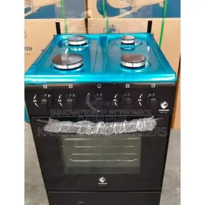 Colour Black - Euroken Full Gas Free Standin Cooker.