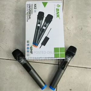 New Nx2 Uhf Dual BNK Wireless Microphone