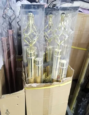 Golden Curtain Rods