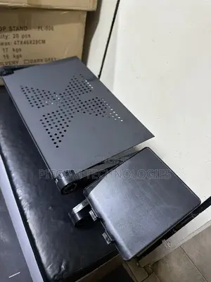 Adjustable Laptop Desk With Fan. Laptop Stand