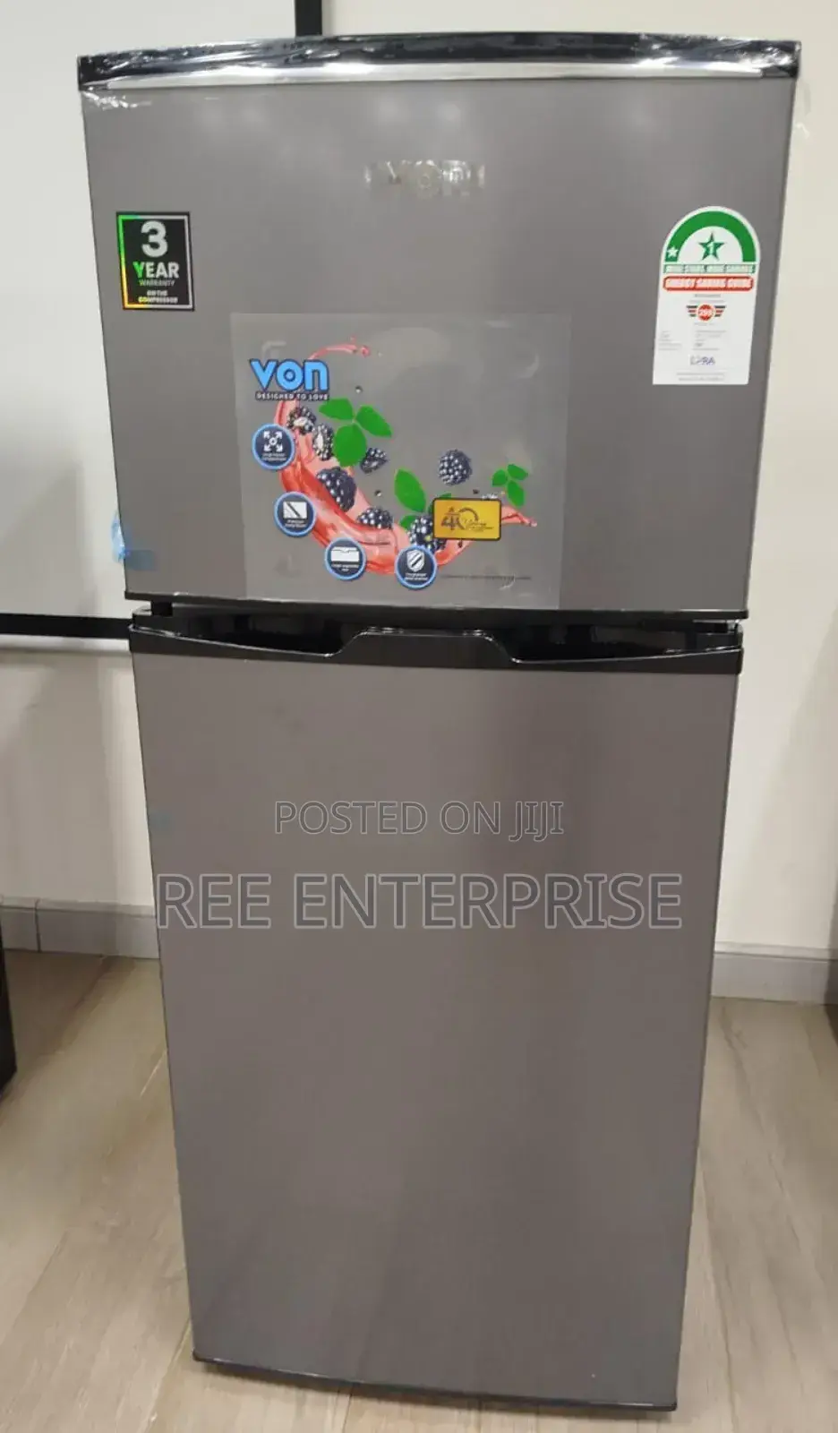 New Model Von 175 Litres Double Door Refrigerator