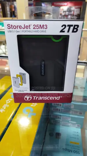 Transcend 2 Tb Harddisk Black