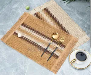 Stylish Woven Placemats Now Available /6pcs*