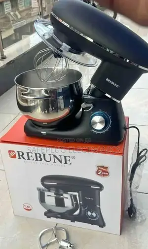 10 Speed Setting, Rebune 7 Litres Mixer (Blak Silver)