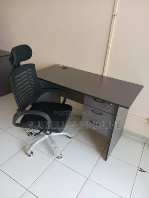Executive Home Office,(Study Table and Headrest Chair)