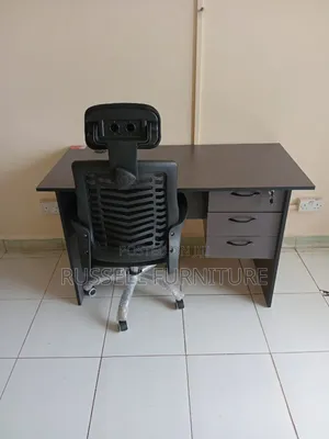 Strong and Well Furnished Study Table and Office Chair