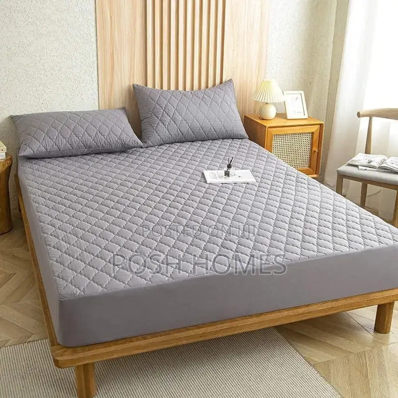 Grey Waterproof Mattress Protector