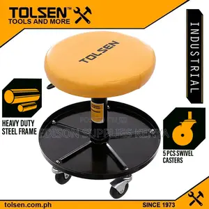 Swivel Roller Creeper Stool Tools Chair Tolsen Pneumatic Roller Seat