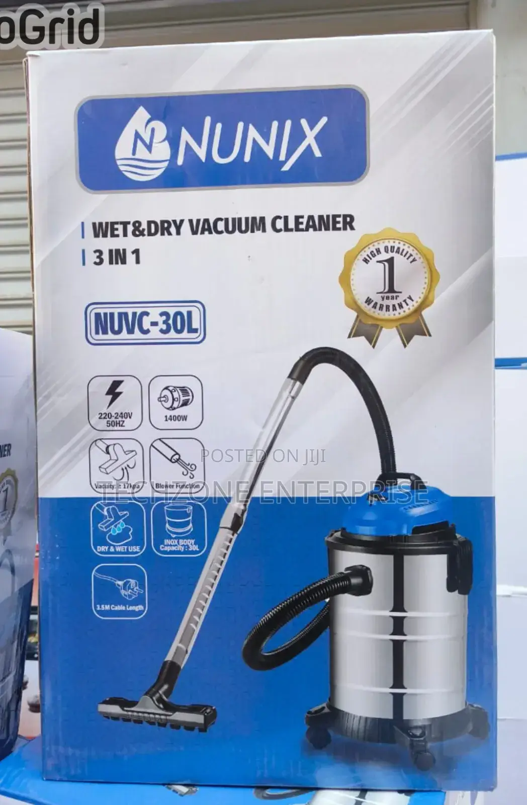 Nunix 30 Litres Wet and Dry Vacuum Cleaners