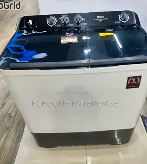 Haier Hwm105-M186 10kg Semi Auto Washing Machine Twin Tub,