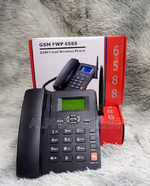 GSM Fixed Wireless Phone (Fwp)6588 With Desktop Design-Ideal Homes