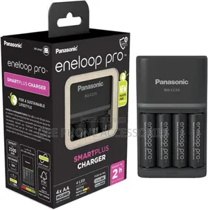 Eneloop Pro 4 Aa + Charger Rechargeable Battery