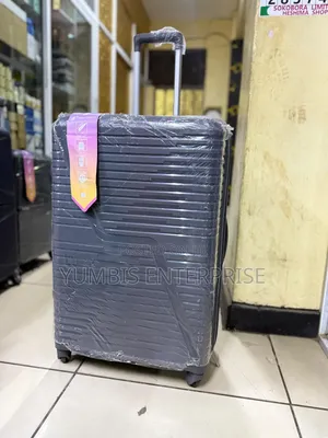 Large Dark Grey Rubber Suitcase 1 Pc for 23kgs