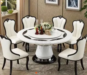 Impoted Modern Marble Dining Table 6 Seatar