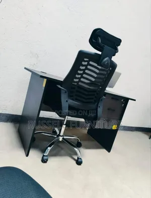 Dark Grey and Headrest Office Chair Available