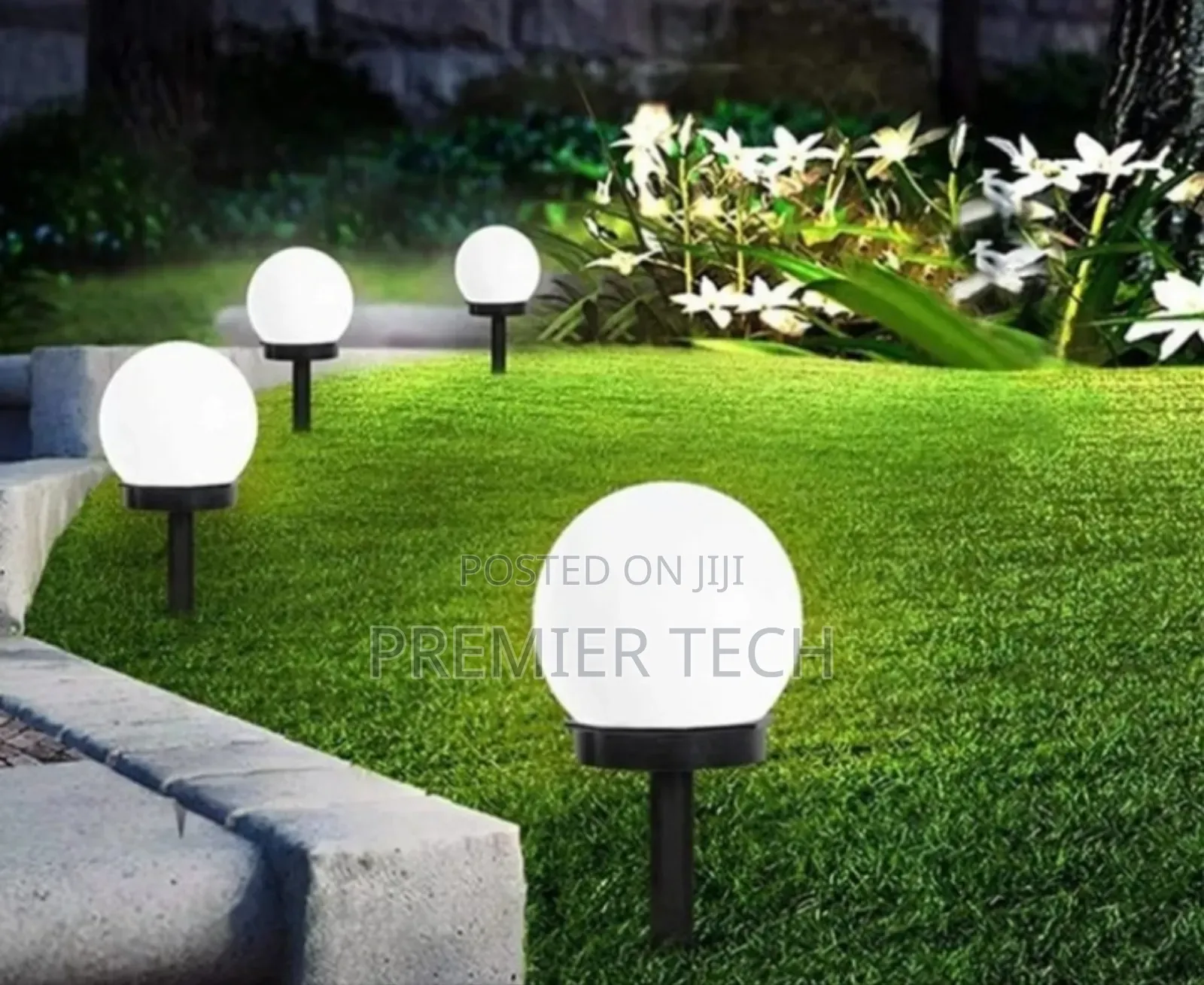 6 Pieces Outdoor Ball Solar Light