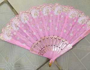 Pink Folding Fan