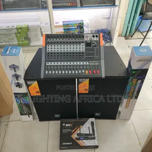 Full Public Address System (12ch Mixer + Ev SPK + Stand)