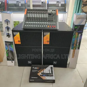 New 12 Channels Sound System -(2)Ev 15" Mid Speaker's - BNK Wireless