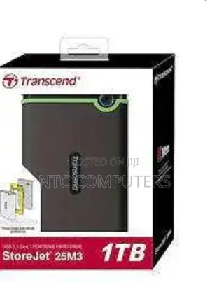 Transcend External HDD 1tb, Iron Grey – Ts1tsj25m3s