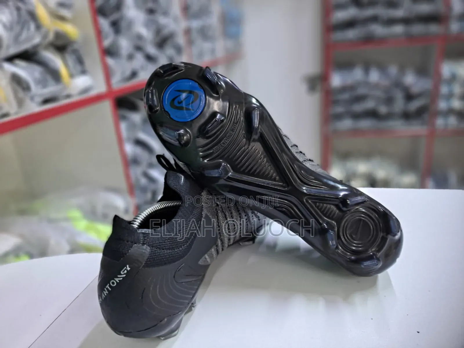 Nike Phantom Luna Grey Black Soccer Boots