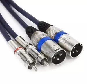 2 Meters XRL to Jack Pin Quality Cable