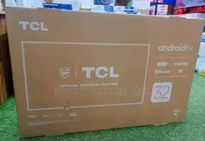 New Model Tcl Tvs. Size 32inches. With Bluetooth. Frameless