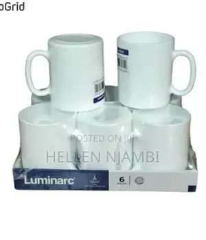 Luminarc 6pcs Set White Essence Cups (32cl)