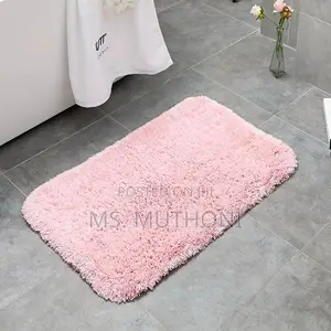 Rubber Bottom Bathroom Absorbent Fluffy Mat