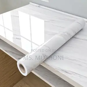 Surface Coating Marble Self Adhesive Waterproof / Wallpaper