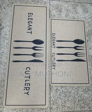 Quality Heavy 2 in 1 Rubber Bottom Kitchen Mats