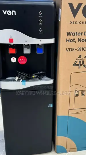 Von Dispenser 3taps Hot, Normal and Cold. Black Vn3t