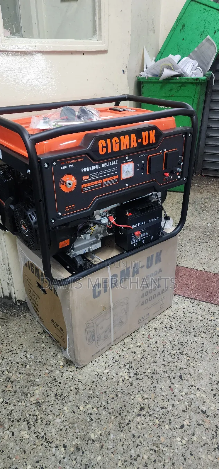 3kva Portable Generator With Wheels and Key Start