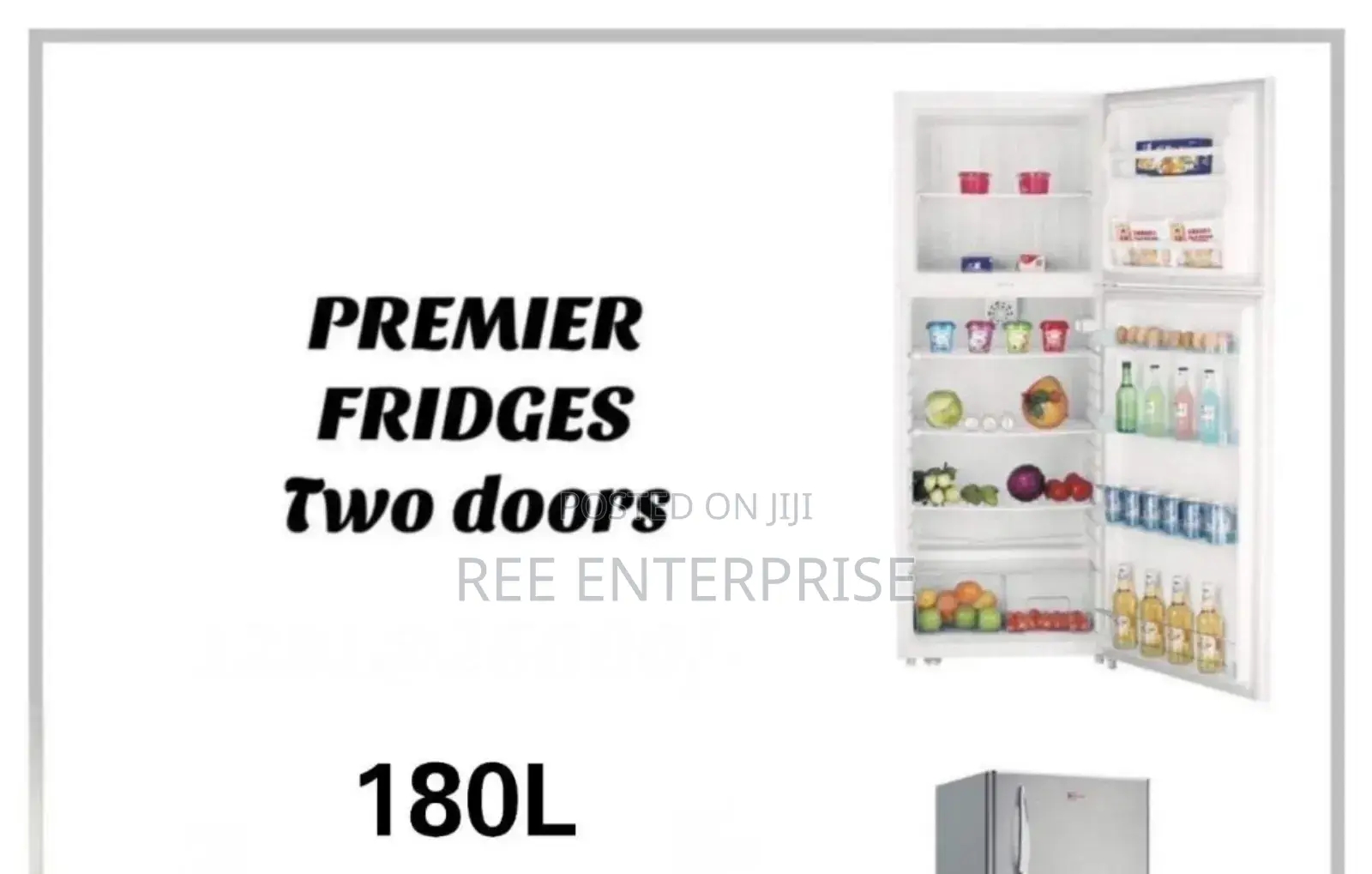 180 Litres Premier Two Doors Refrigerator