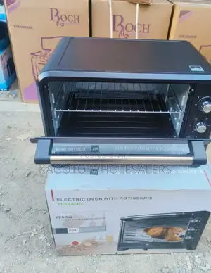 60l Tlac Electric Oven With Rotisserie Black Tl60m